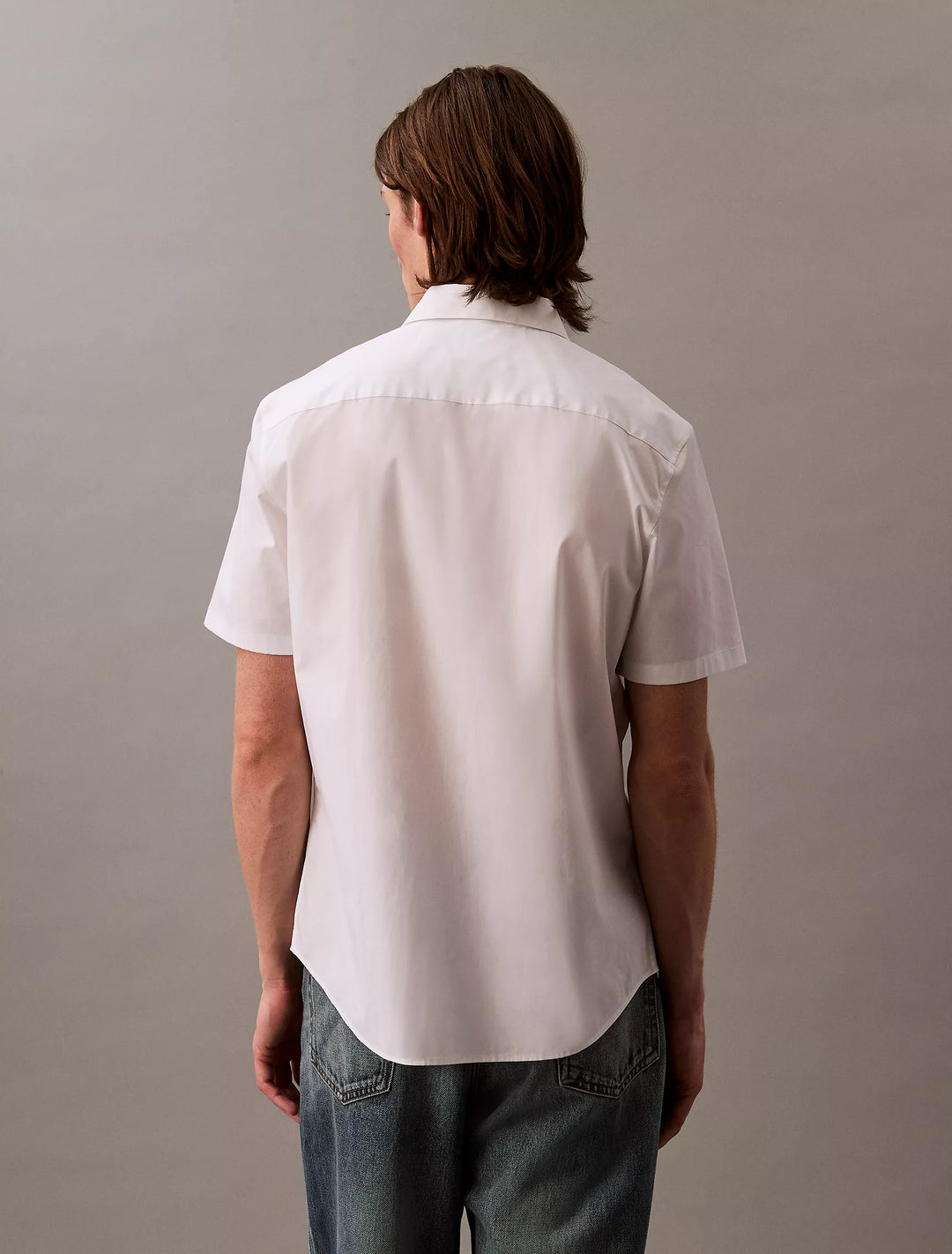 Calvin Klein Cotton Stretch Slim Button-Down Shirt