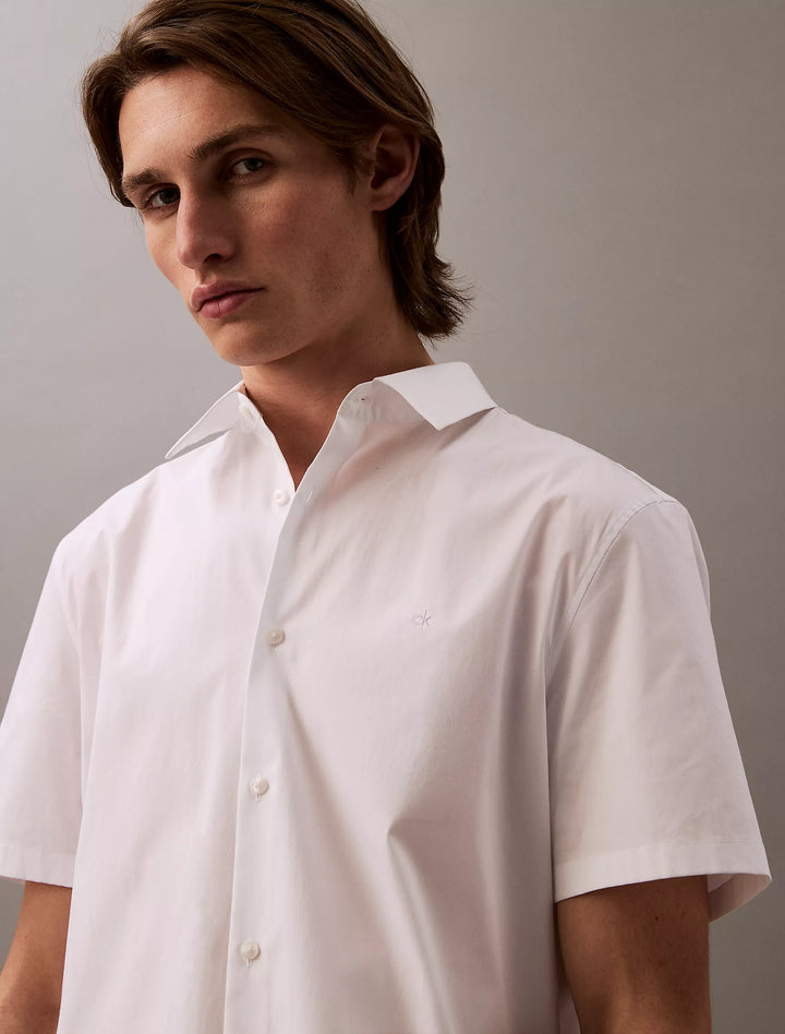 Calvin Klein Cotton Stretch Slim Button-Down Shirt