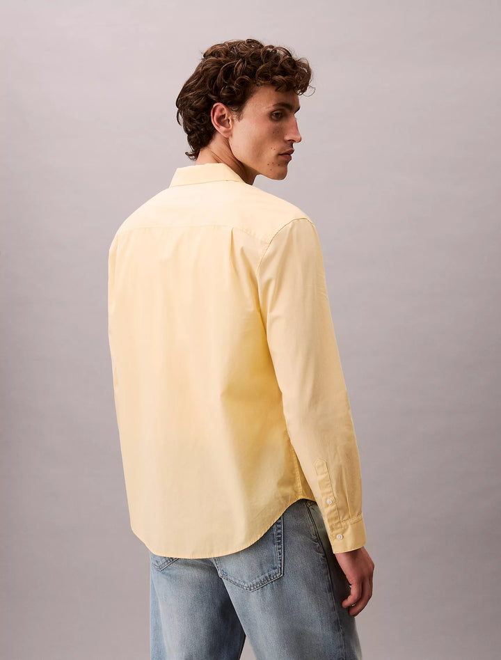 Calvin Klein Cotton Poplin Relaxed Button-Down Shirt