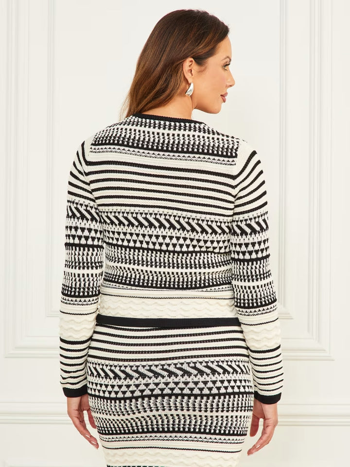 Guess Arianna Stitched Cardigan Sweater