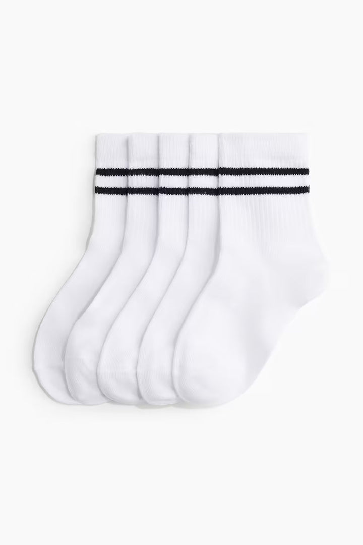 H&M 5-PACK SPORTS SOCKS WITH DRYMOVE™