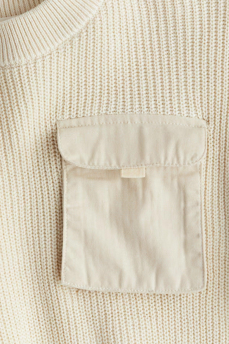 H&M FLAP-POCKET SWEATER
