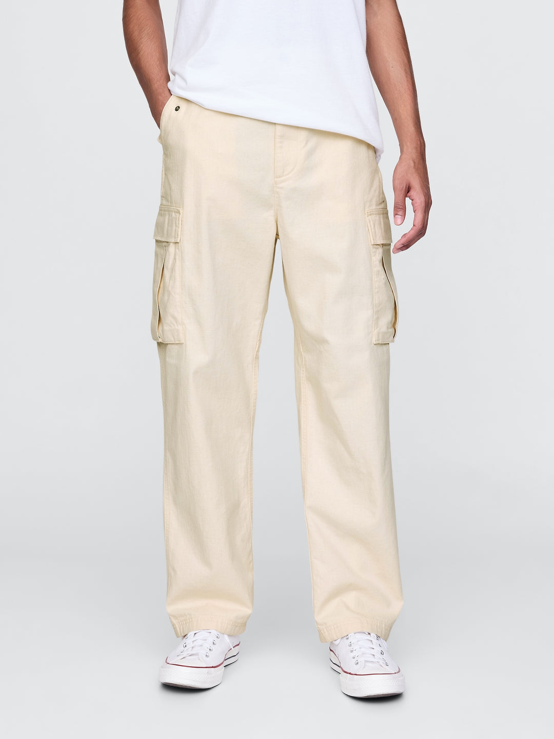 Gap Herringbone Utility Cargo Pants
