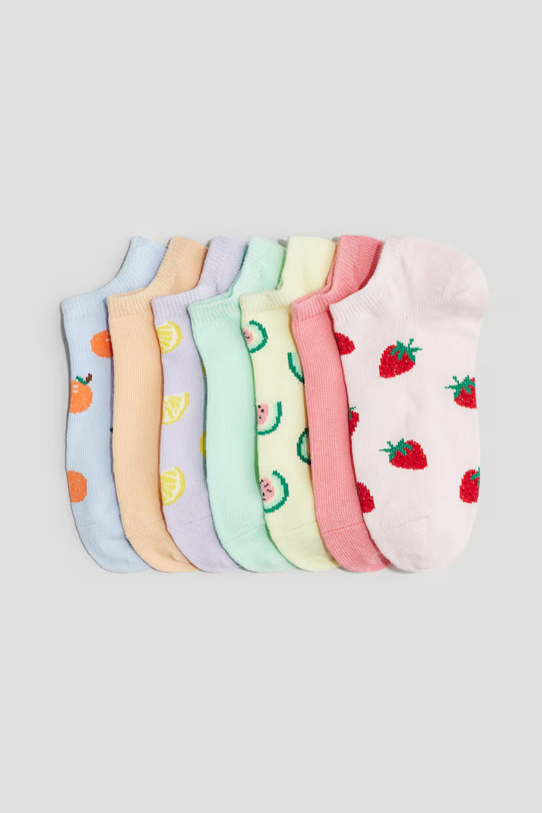 H&M 7-PACK ANKLE SOCKS