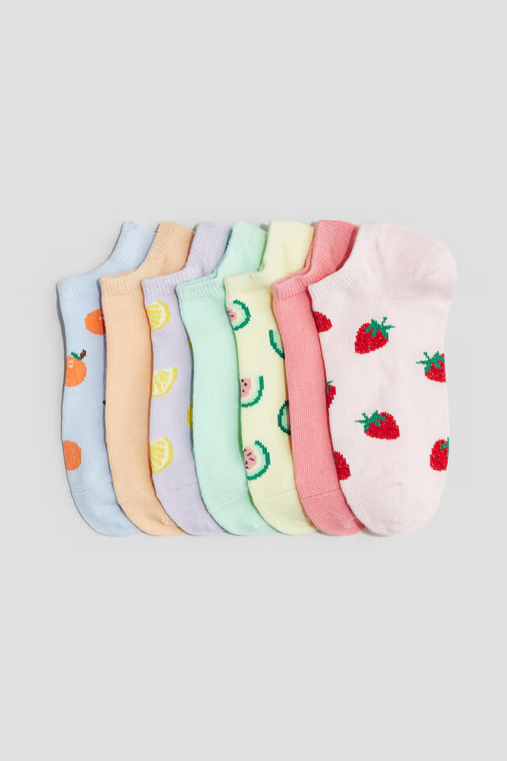 H&M 7-PACK ANKLE SOCKS