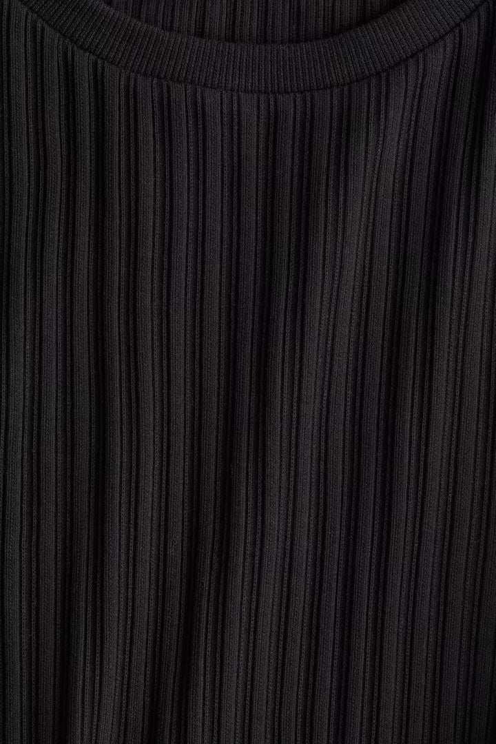 H&M RIBBED COTTON TOP