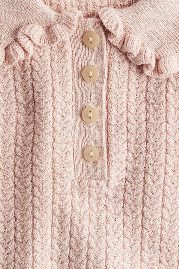 H&M CABLE-KNIT COTTON TOP
