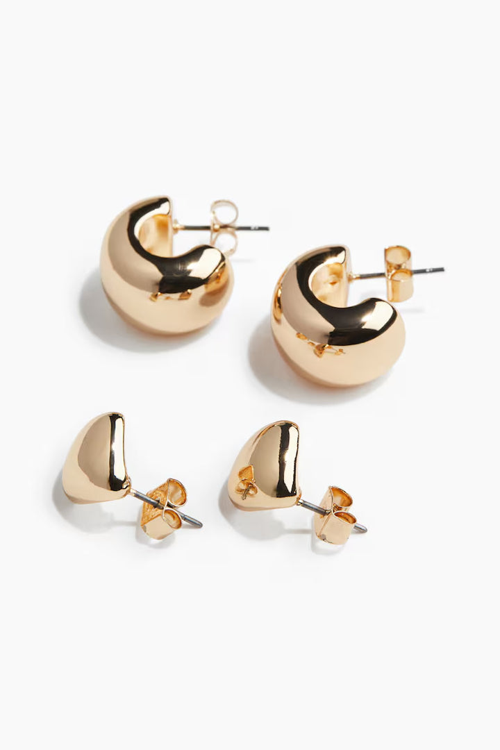 H&M 2 PAIRS EARRINGS