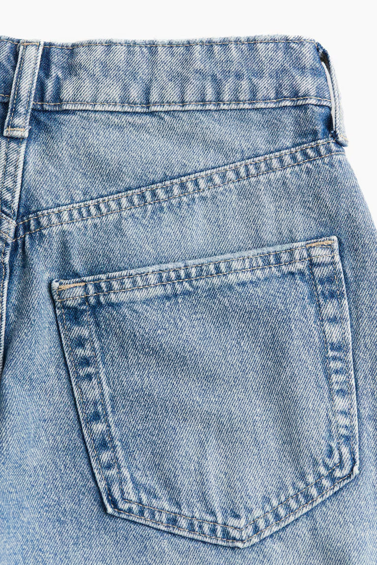 H&M HIGH WAIST DENIM SHORTS