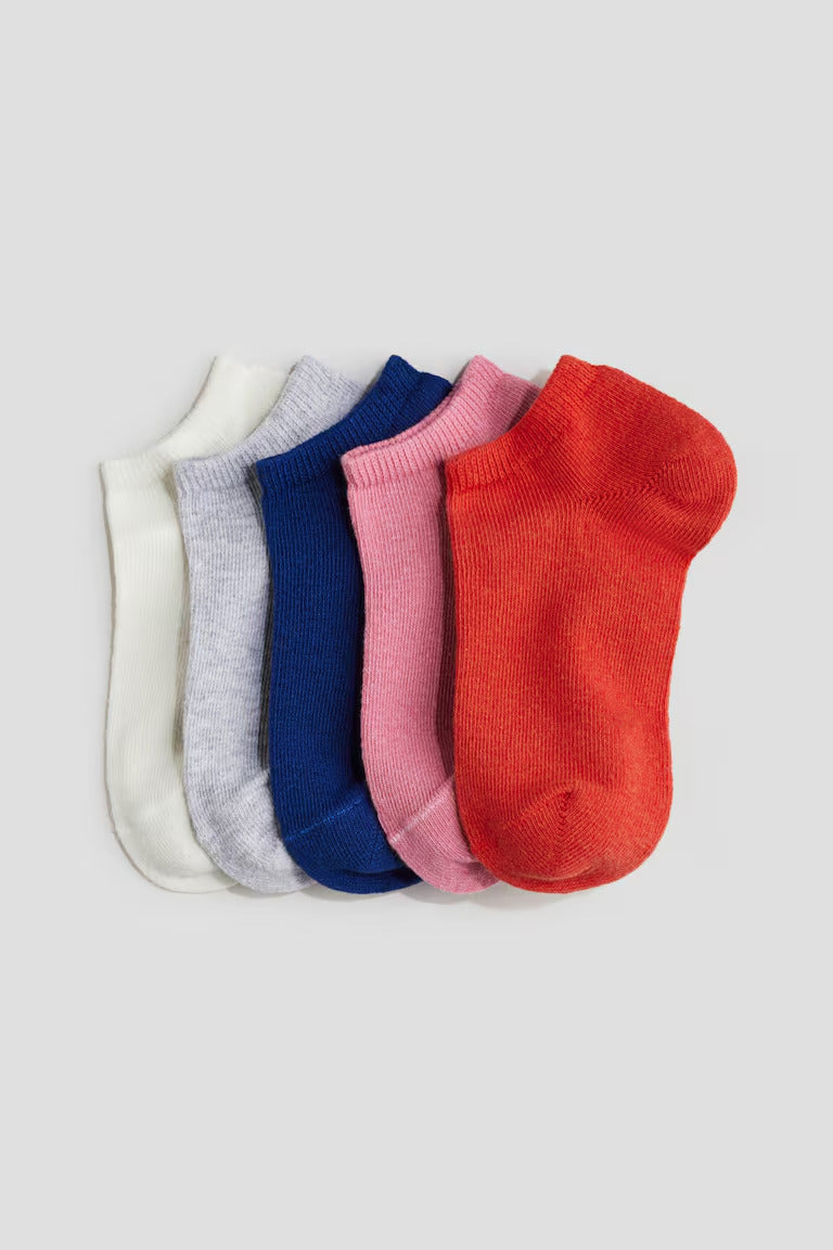 H&M 5-PACK ANKLE SOCKS