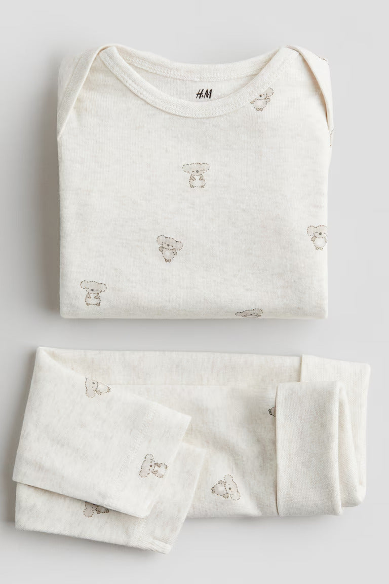 H&M 2-PIECE COTTON JERSEY SET