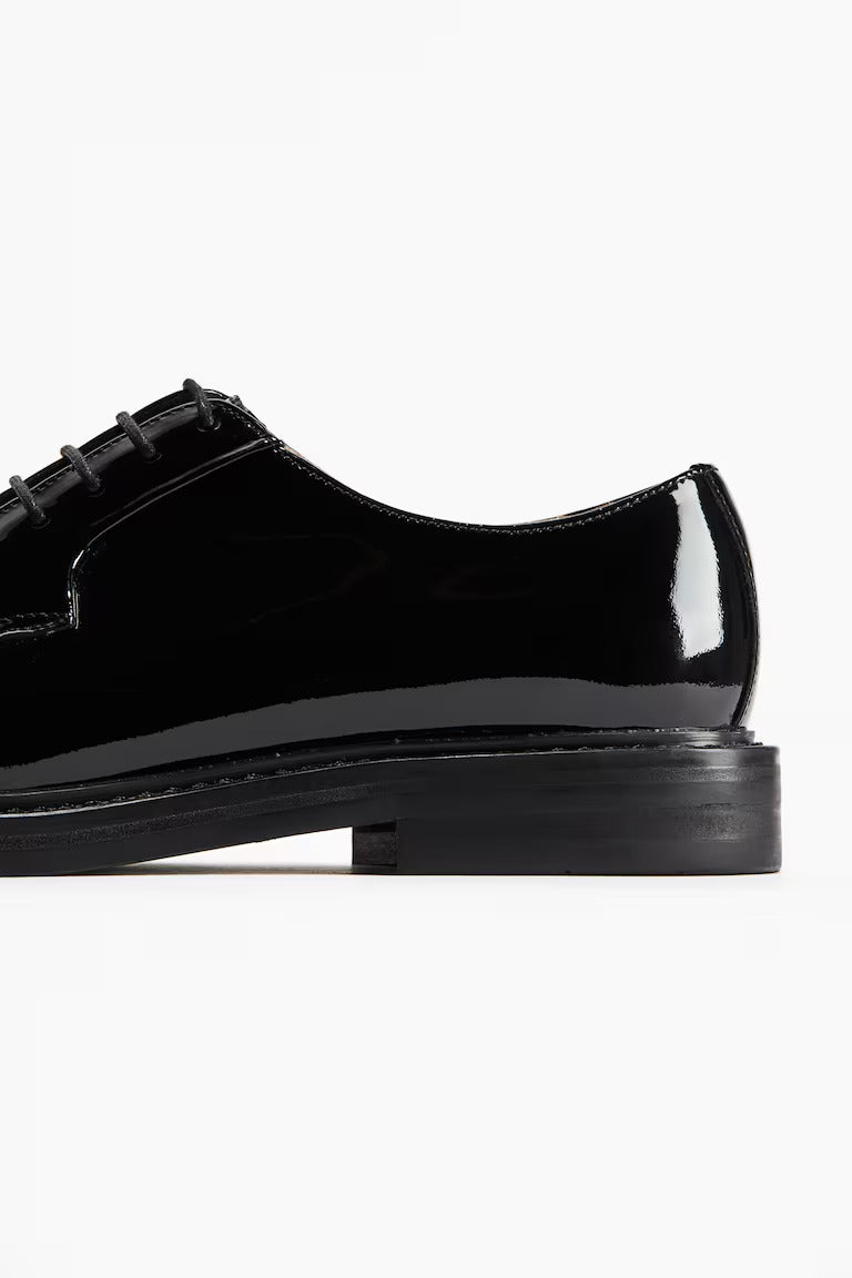H&M LEATHER DERBY SHOES