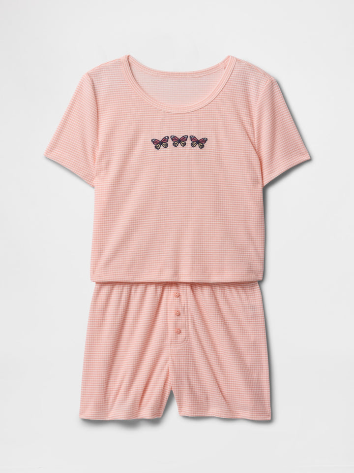 Gap Kids Recycled PJ Short Set