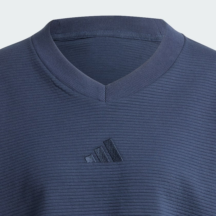 ADIDAS ALL SZN Ribbed V-Neck Sweatshirt