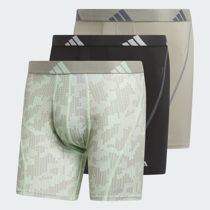 Adidas Performance Mesh Graphic Boxer Briefs 3-Pack