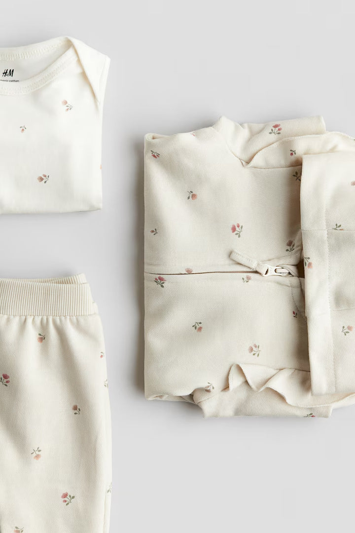 H&M 3-PIECE COTTON SET