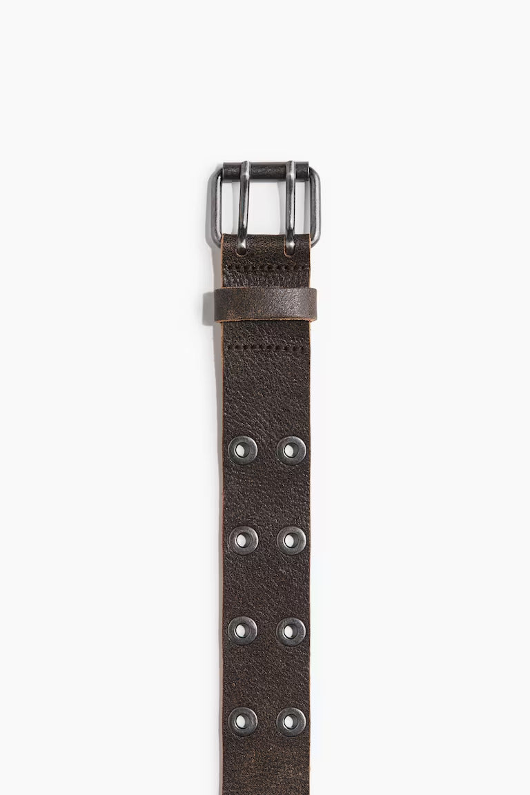 H&M GROMMET LEATHER BELT