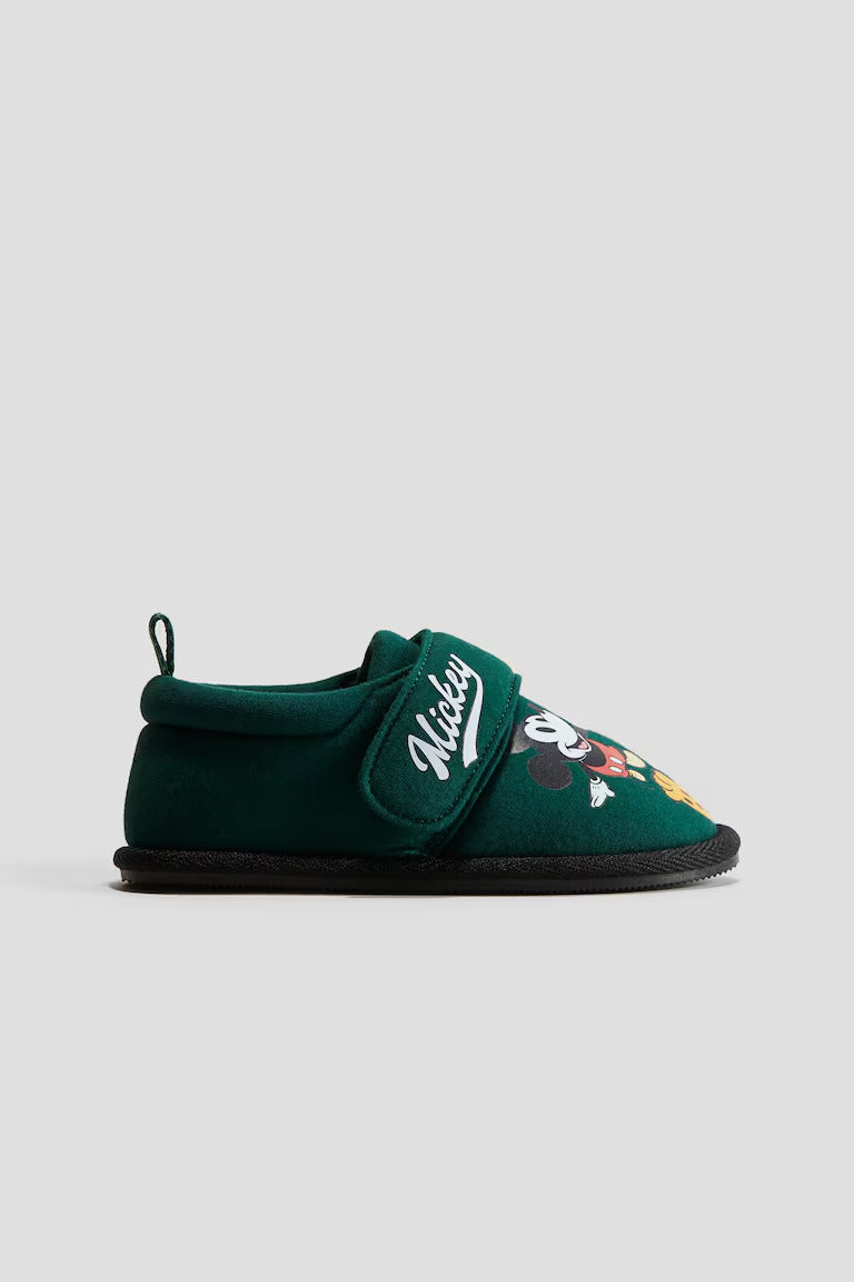 H&M PRINTED COTTON SLIPPERS