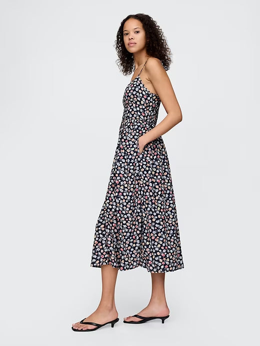 Gap Tie-Strap Cami Midi Dress