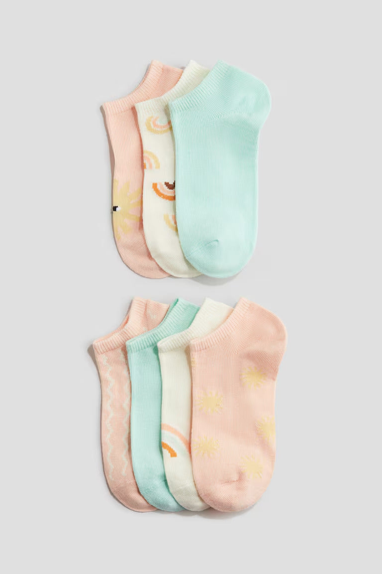 H&M 7-PACK ANKLE SOCKS
