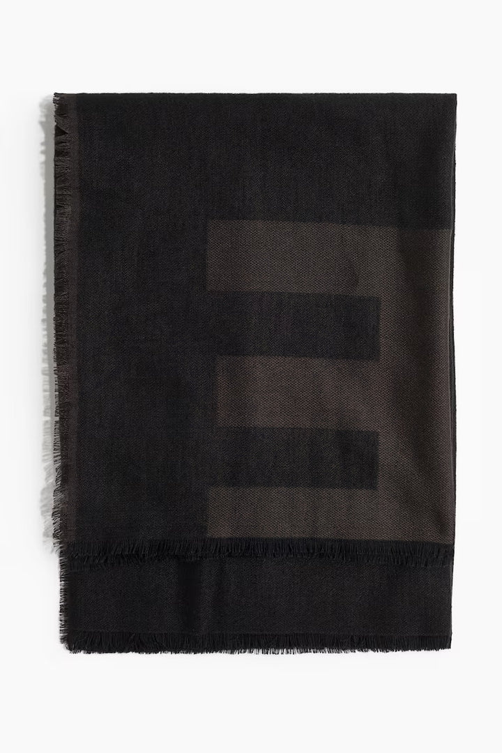 H&M JACQUARD-WEAVE SCARF