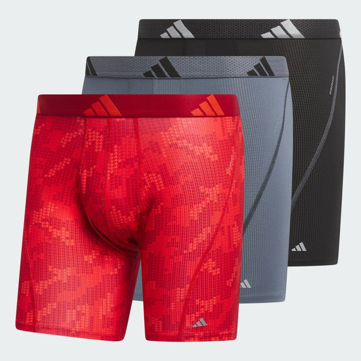 Adidas Performance Mesh Graphic Boxer Briefs 3-Pack