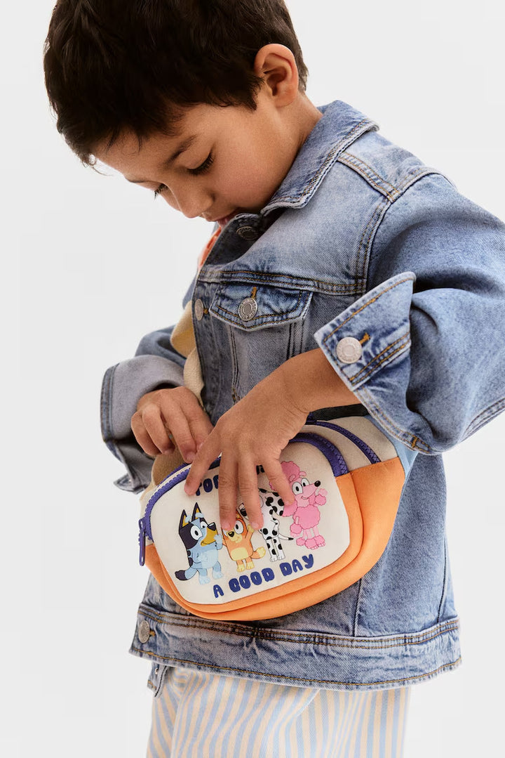 H&M CROSSBODY BAG WITH PRINTED MOTIF