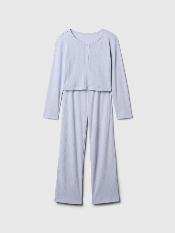 Gap Kids Recycled Pointelle PJ Set