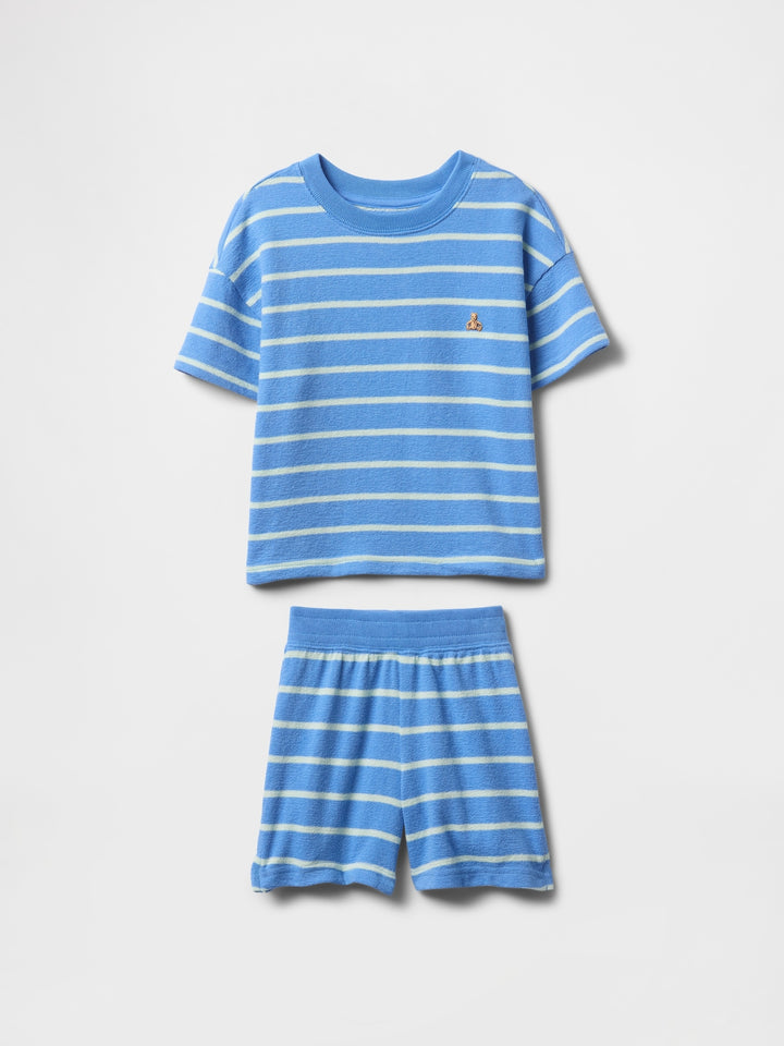 Gap Baby & Toddler Textured Stripe Outfit Set