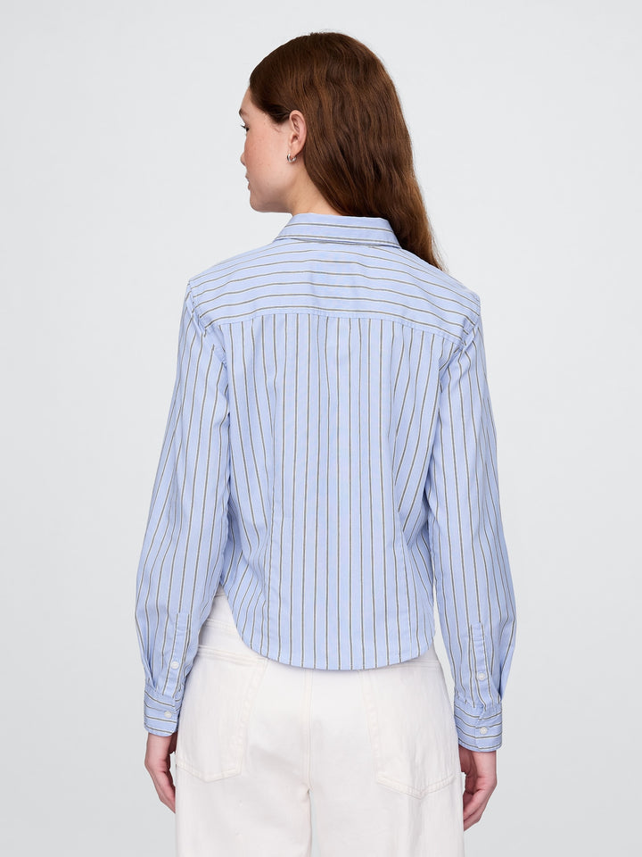 Gap Organic Cotton Cropped Shirt