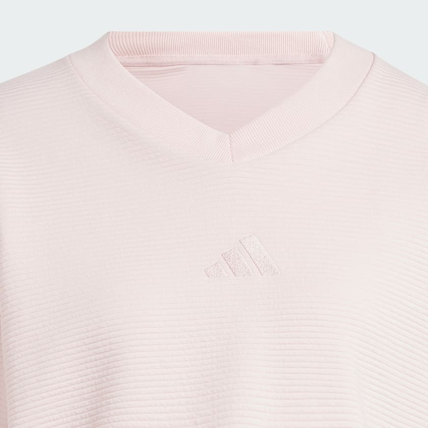 ADIDAS ALL SZN Ribbed V-Neck Sweatshirt