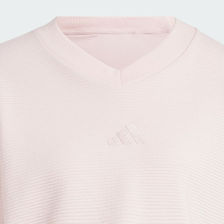 ADIDAS ALL SZN Ribbed V-Neck Sweatshirt