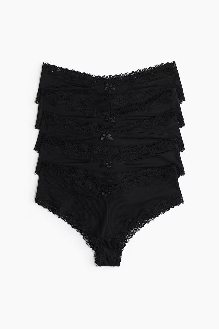 H&M 5-PACK MICROFIBER HIPSTER BRIEFS