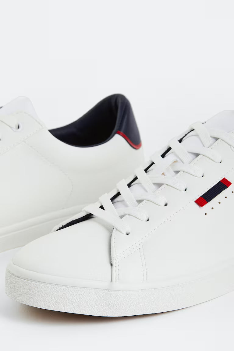 H&M FAUX LEATHER SNEAKERS