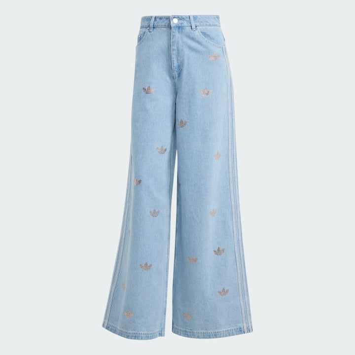 Adidas Denim Rhinestone Pants