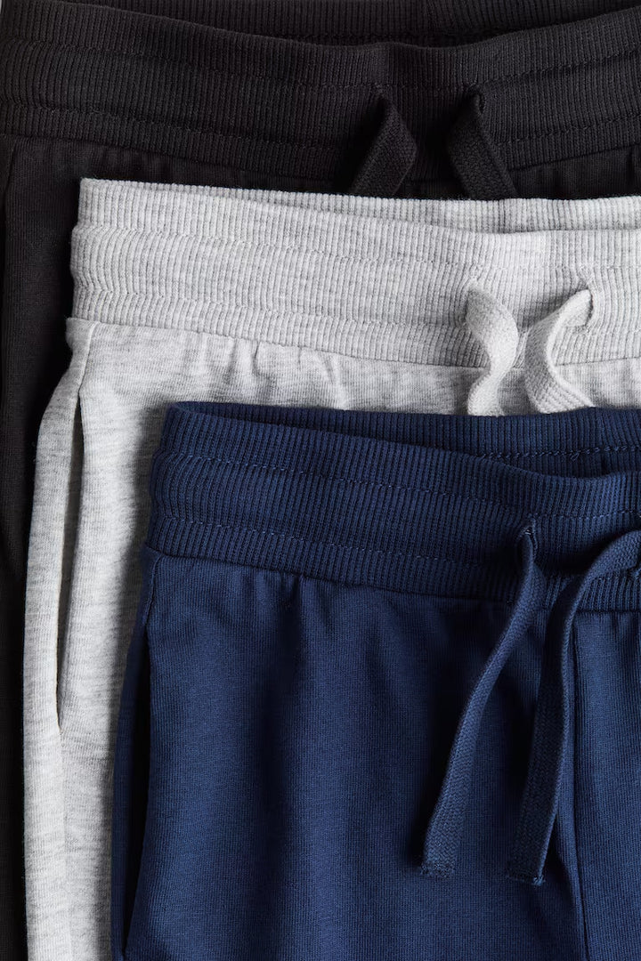 H&M 3-PACK JOGGERS