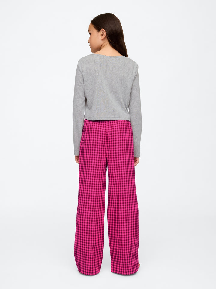 Gap Kids Recycled Flannel PJ Set