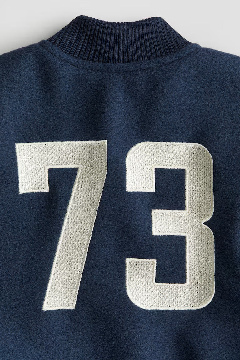 H&M PADDED BASEBALL JACKET