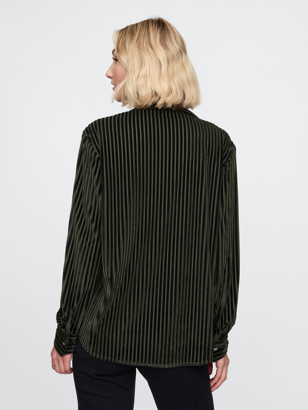 Gap Velvet Relaxed Shirt