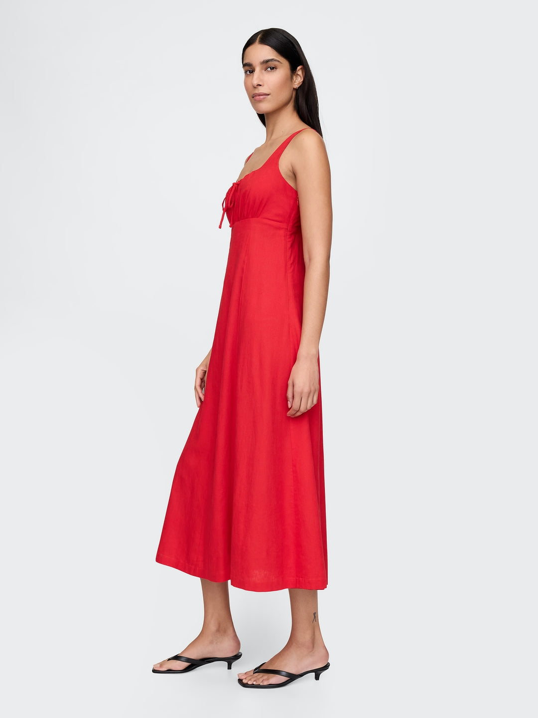 Gap Linen-Blend Maxi Dress