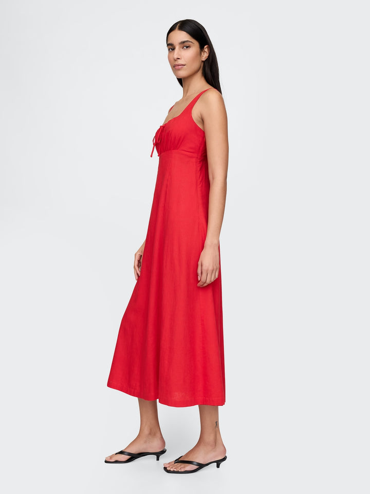 Gap Linen-Blend Maxi Dress