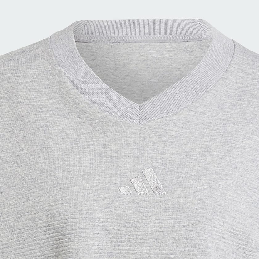 ADIDAS ALL SZN Ribbed V-Neck Sweatshirt