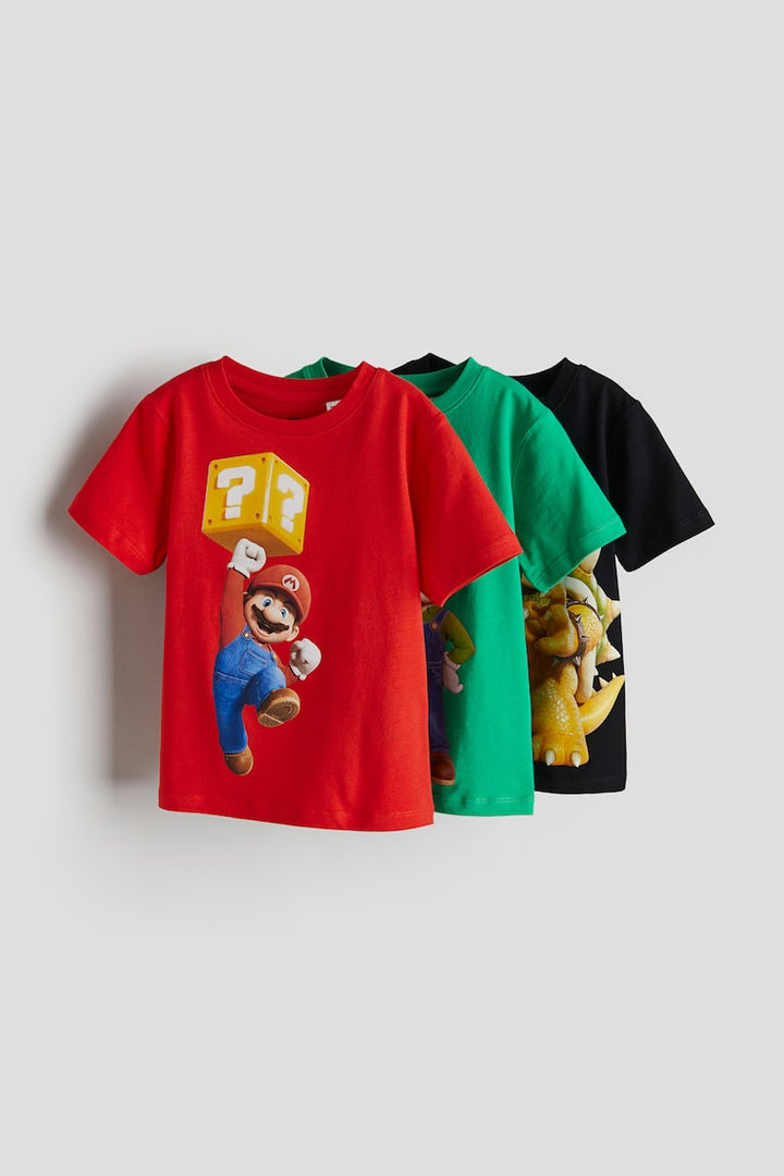 H&M 3-pack Printed T-shirts