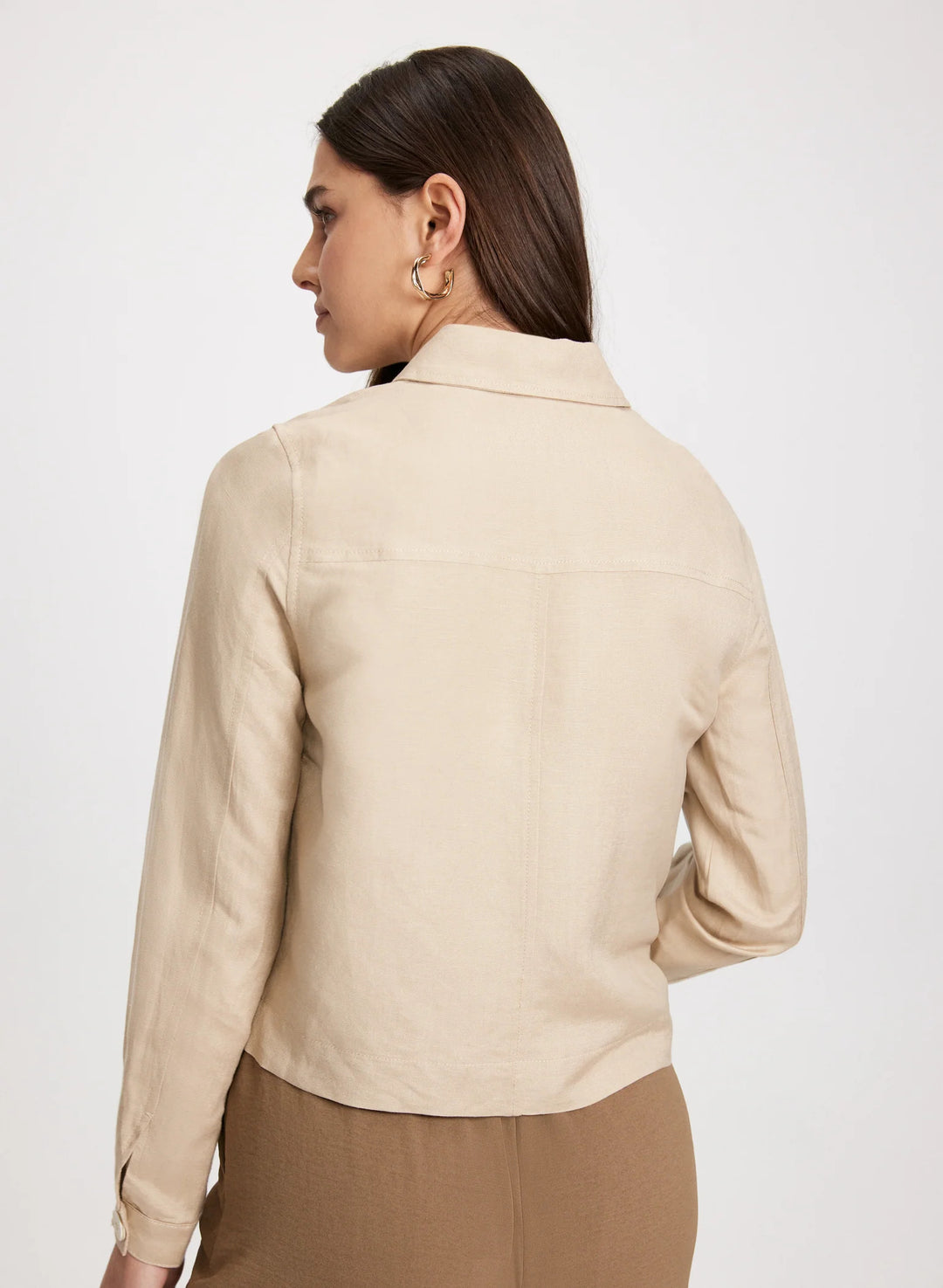 LAURA Short Linen Jacket