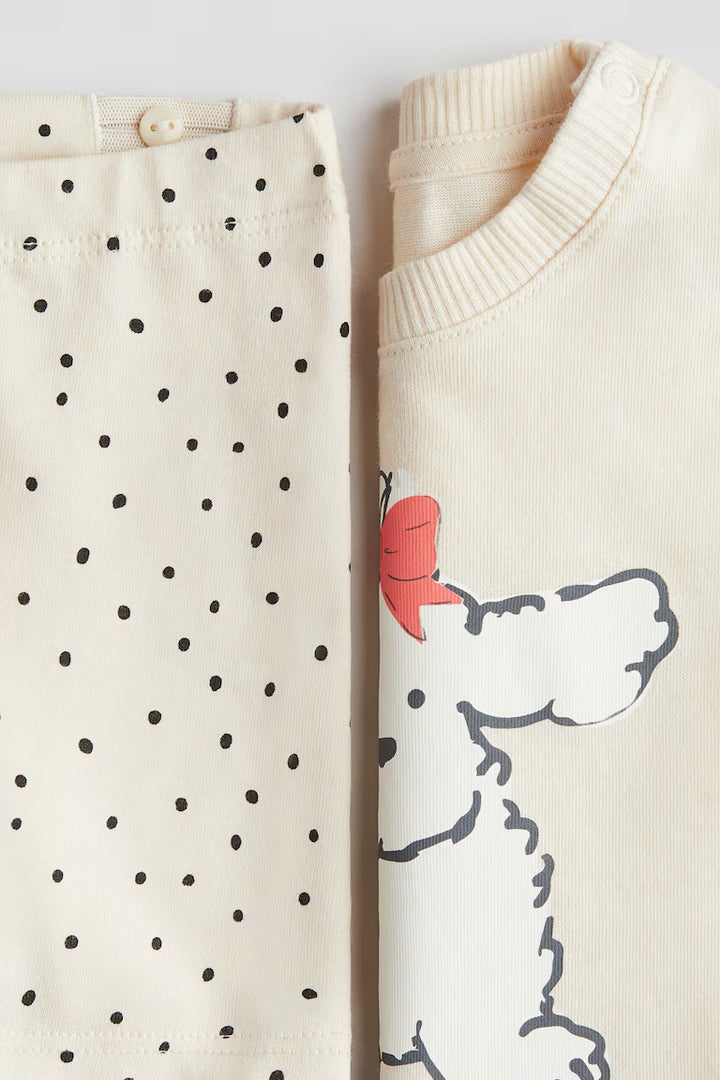 H&M 2-Piece Cotton Jersey Set
