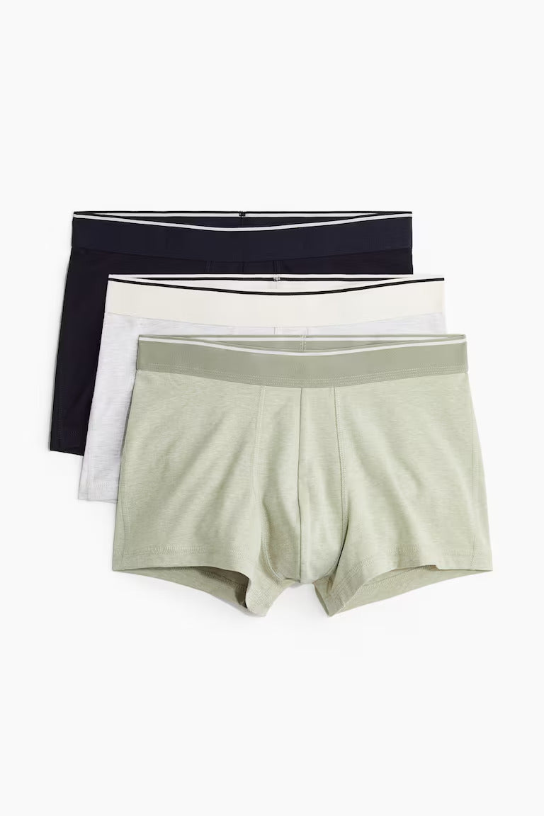 H&M 3-pack Short Boxer Briefs with Lycra®