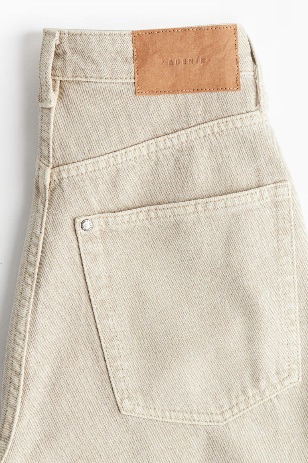 H&M Curvy Fit Wide Ultra High Jeans