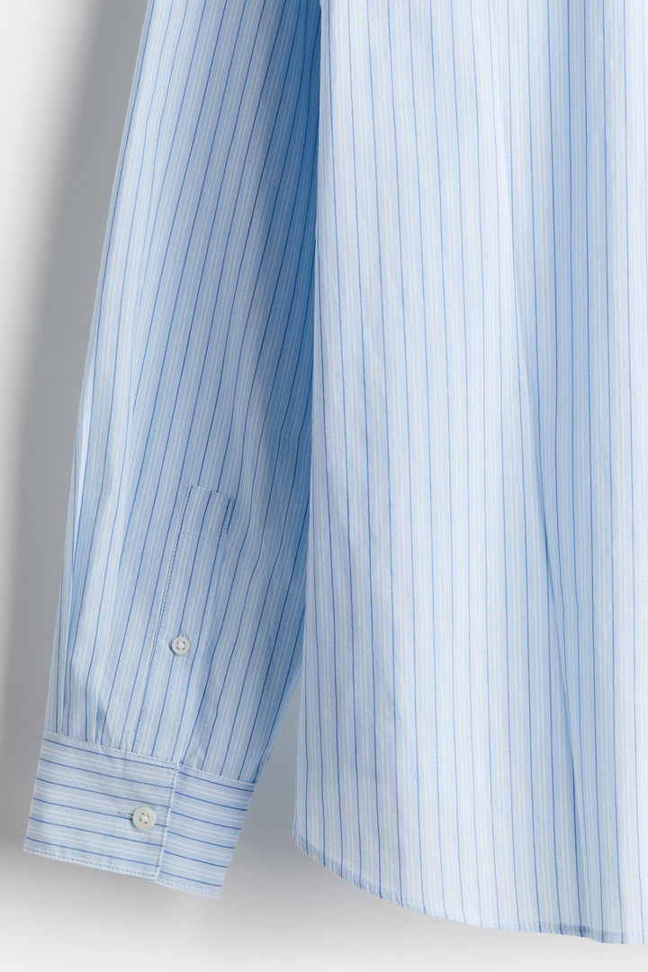 H&M Loose Fit Poplin Shirt