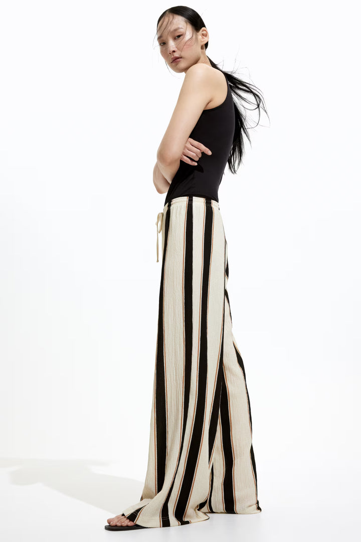 H&M Wide-cut Pull-on Pants