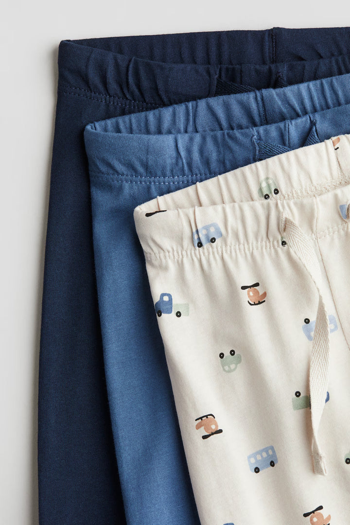 H&M 3-pack Cotton Jersey Joggers